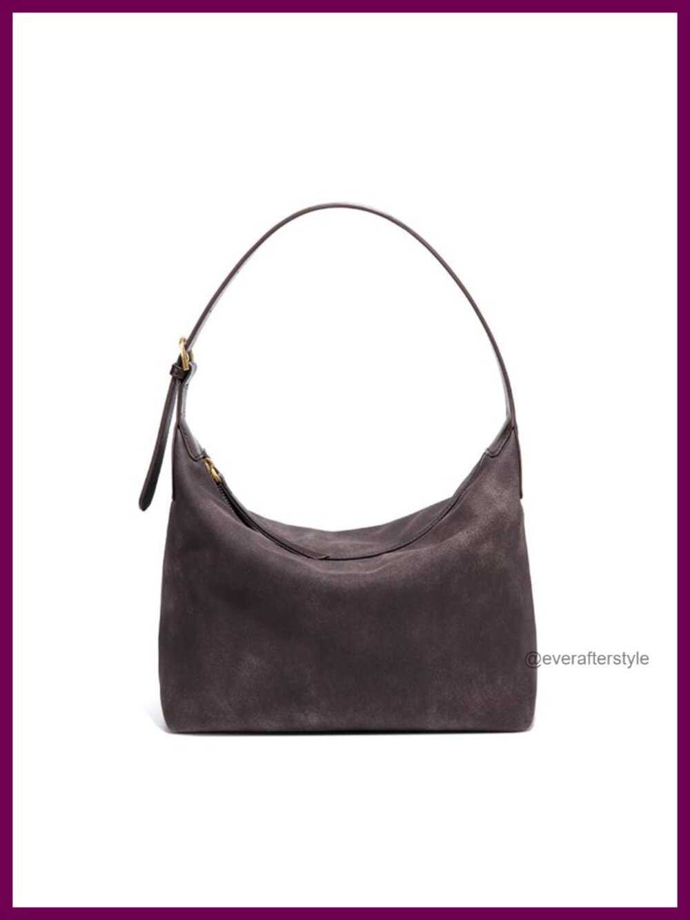 Faux Suede Hobo Bag for Women, Shoulder Crossbody Purse